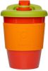 Pioneer Set Van 2 Herbruikbare Koffiebeker 340ml Autumn Orange Kunststof online kopen