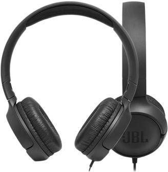 4allshop Jbl T500 On ear Headphone 1 butt Remote And Mic Zwart online kopen