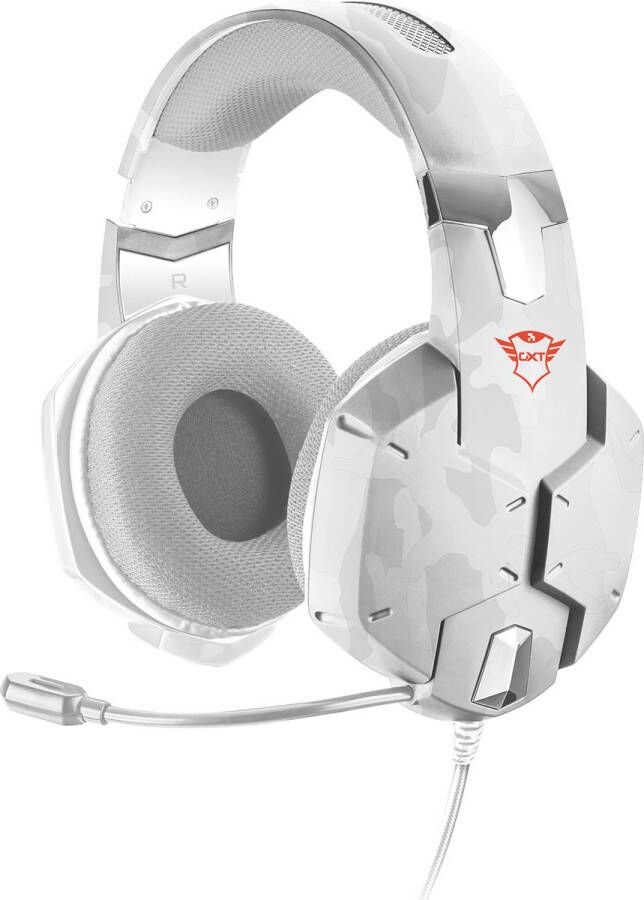Trust GXT 322W Gaming Headset Witte Camouflage Headset online kopen